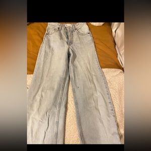 Zara high rise jeans size 0